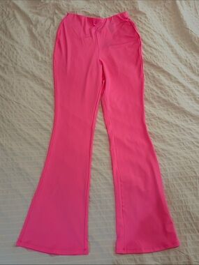 H&M Neon Pink Flared Hot Pants